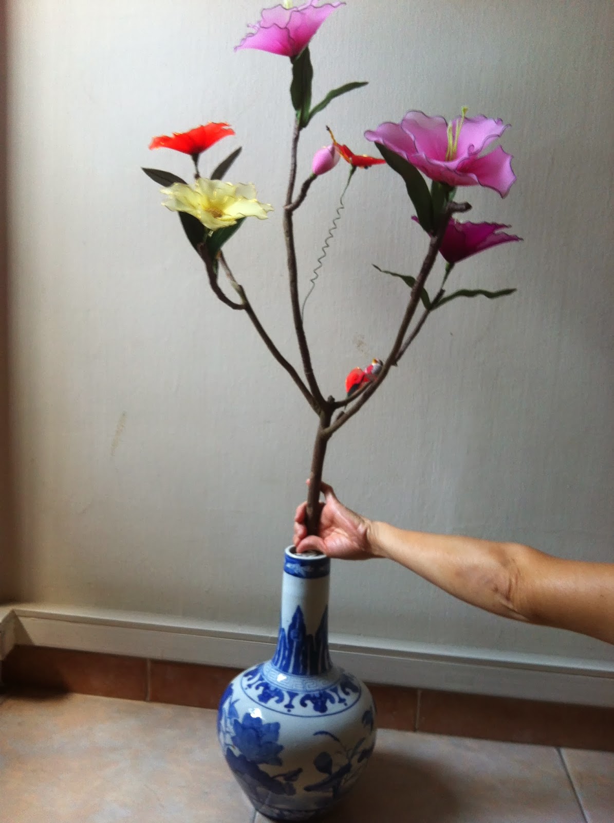 Handmade Stocking Flowers Singapore Handmade Stocking Flowers with