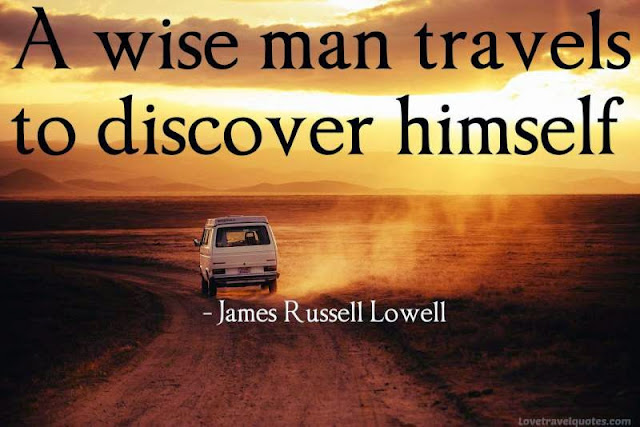 a wise man travels to discover himself