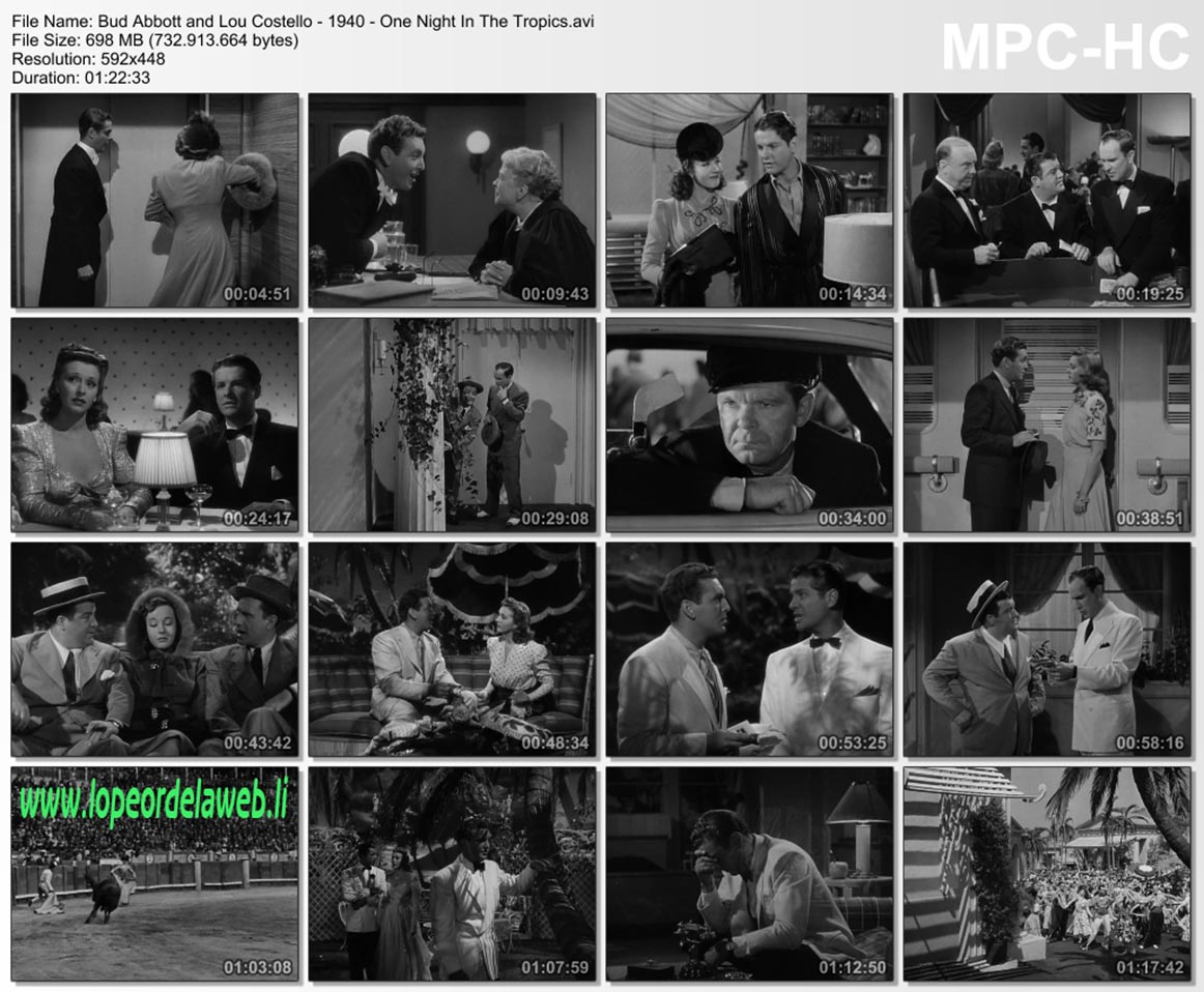 Una Noche en el Trópico (1940 / Abbott y Costello)