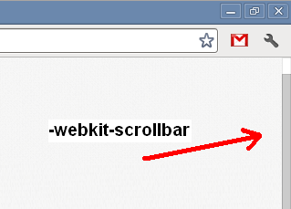 css3 Webkit Scrollbars - Αλλάξτε την πλευρική μπάρα