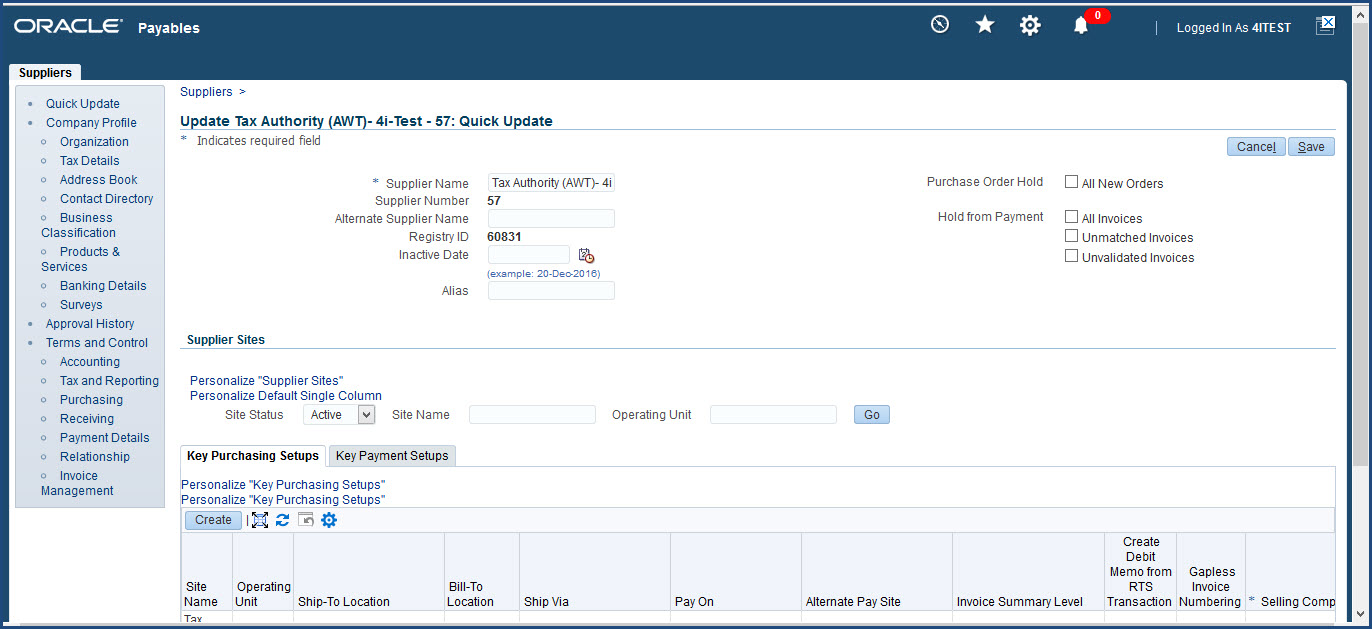 Oracle Application Techno Functional How to Setup Oracle Payable