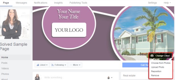 How To Change Cover Photo On Facebook Page