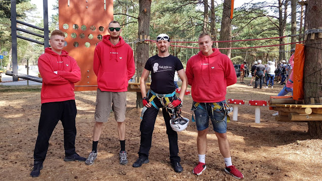 Park linowy koala dźwirzyno bezpieczeństwo