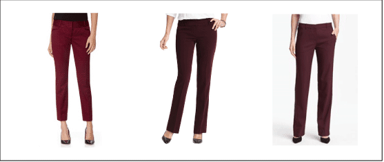 Simply Sophisticated: Add Some Color with Burgundy Dress Pants