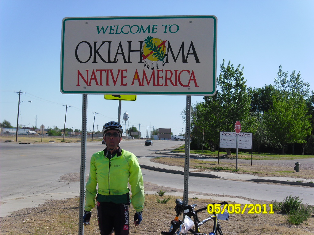 Jason's America by Bicycle Day 12 Thursday 05th May 2011 Dalhart