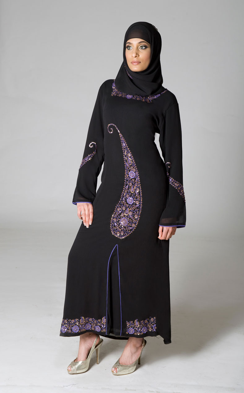 A Fashion Hub Abaya Trends 2012,Latest Abaya Collection