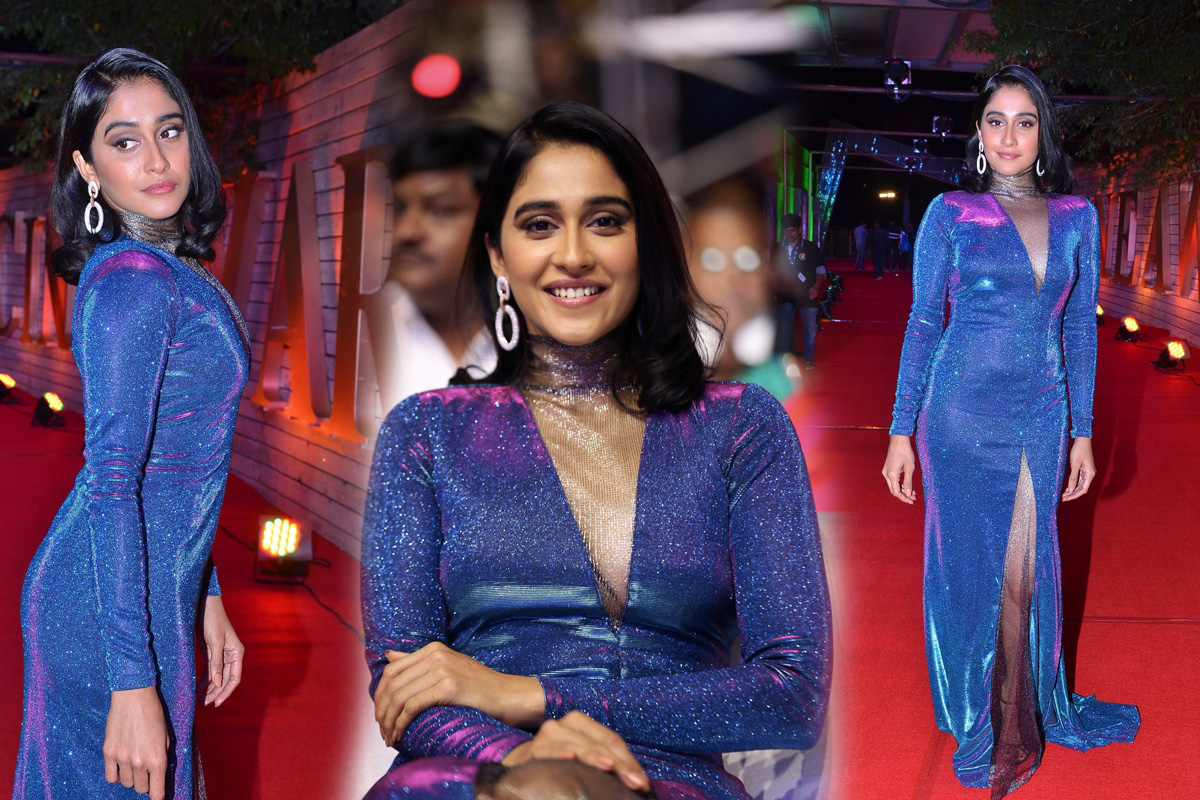 Telugu Actress Regina Cassandra Stills at Zee Cine Awards Telugu 2020