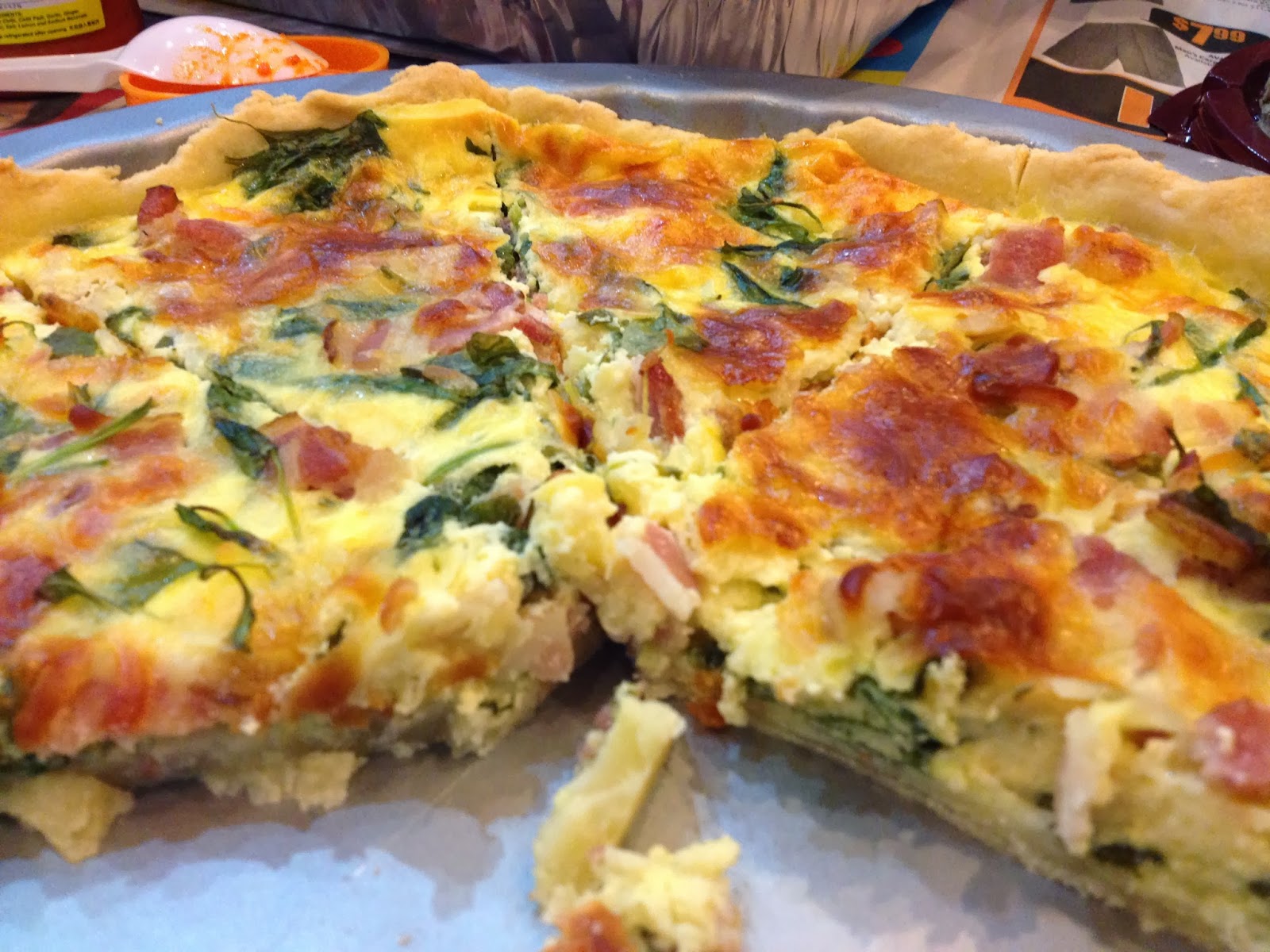 Home Tastes Good Delicious Quiche in 15 minutes!