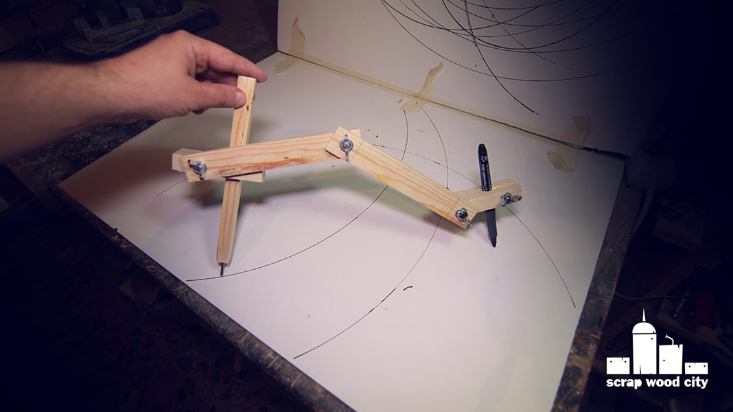 scrap wood city How to make a geometry compass