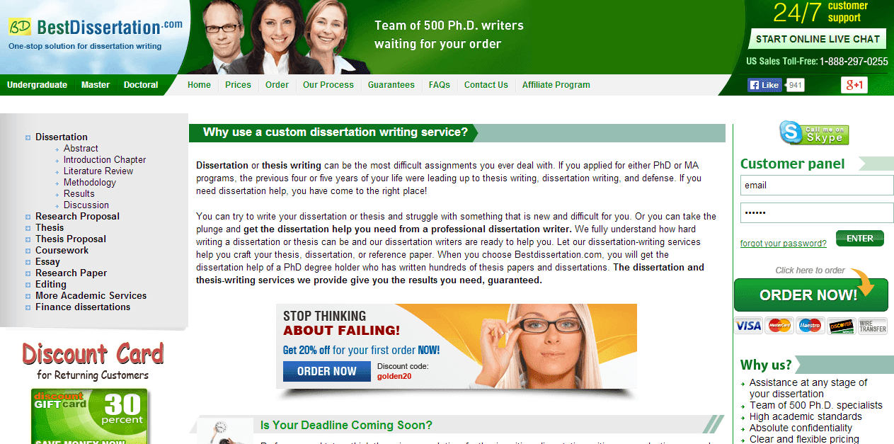 Dissertation review service quality