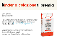 Vinta confezione di Merendine Kinder: veloci e potete ancora farcela Logo Vinta confezione di Merendine Kinder: veloci e potete ancora farcela