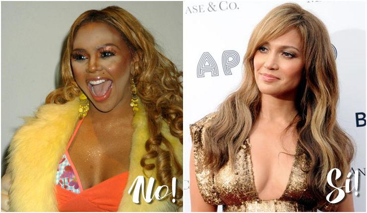 Artistas mal maquilladas