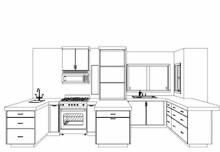 Kitchen Layouts How to Select Kitchen Layouts DesignWallscom kitchen layouts and design 3d black white sketch prebuilded real look