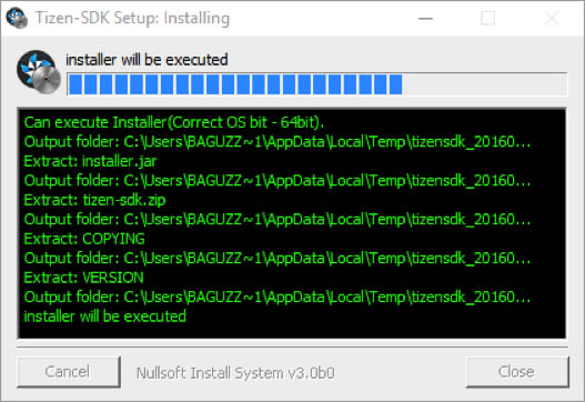izen SDK Setup file will extract some components