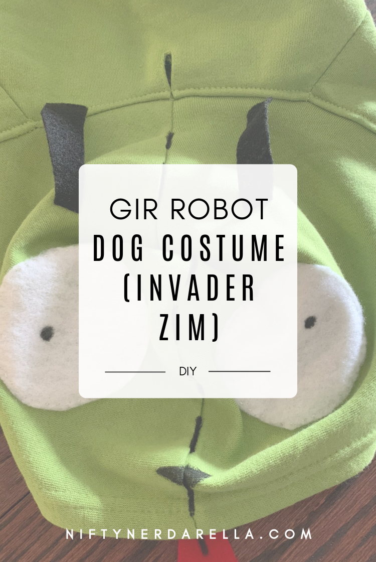 GIR the Robot Dog Costume (Invader Zim) — The Nifty Nerdarella