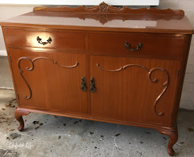 french style sideboard painted in ASCP chalk paint by Lilyfield Life