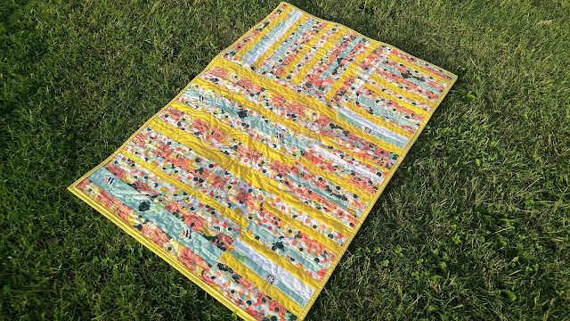 Selvage pineapple fruit of the Spirit quilt