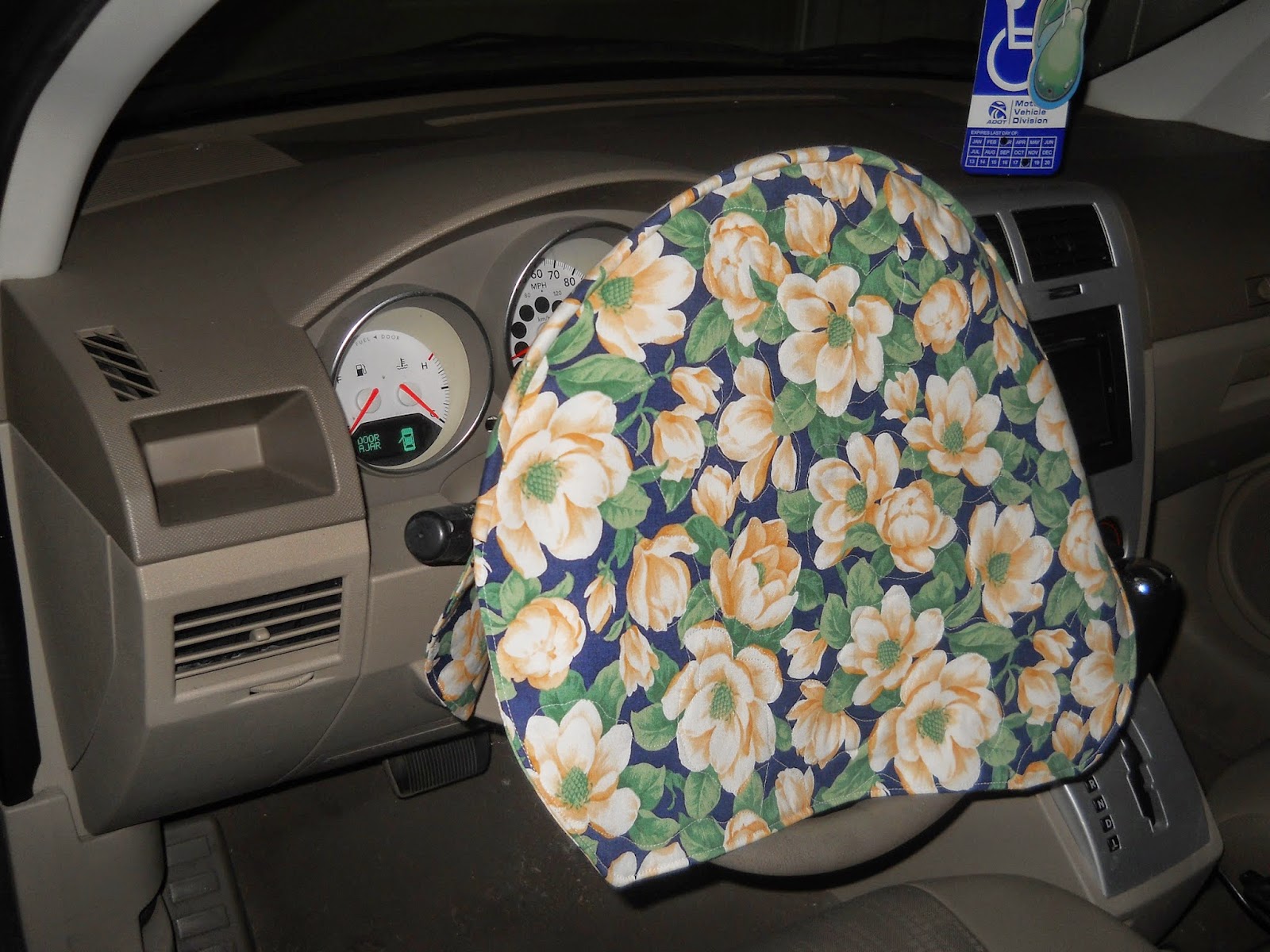 PAPER ARTS ** CRAFTY SEWING Steering Wheel Cover Tutorial