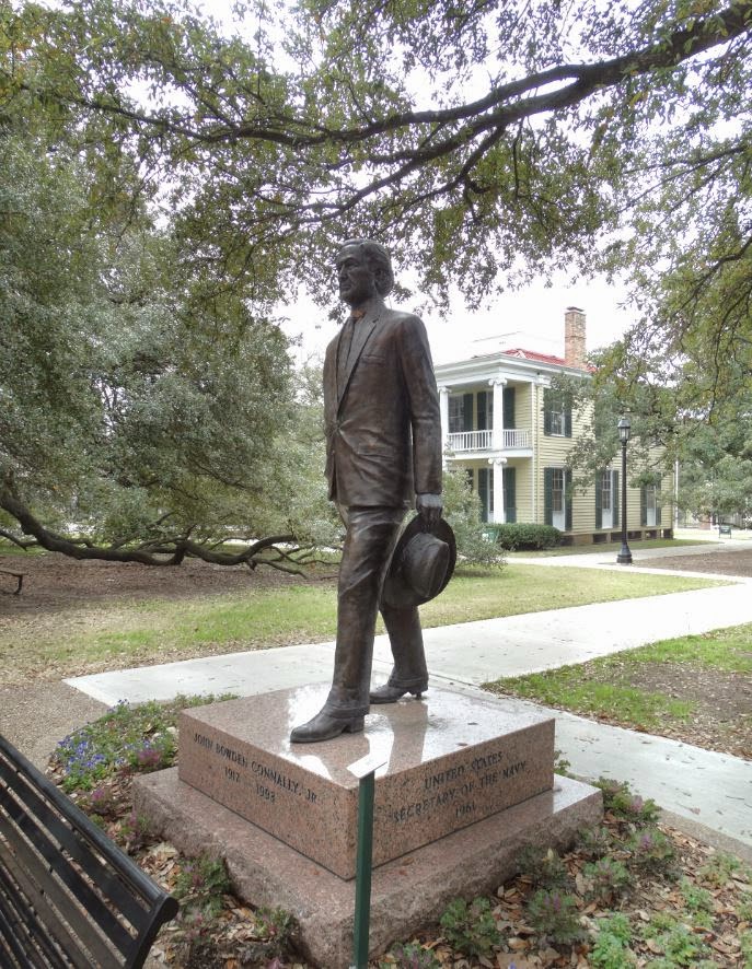 Houston in Pics John Bowden Connally (statute at Heritage Society)