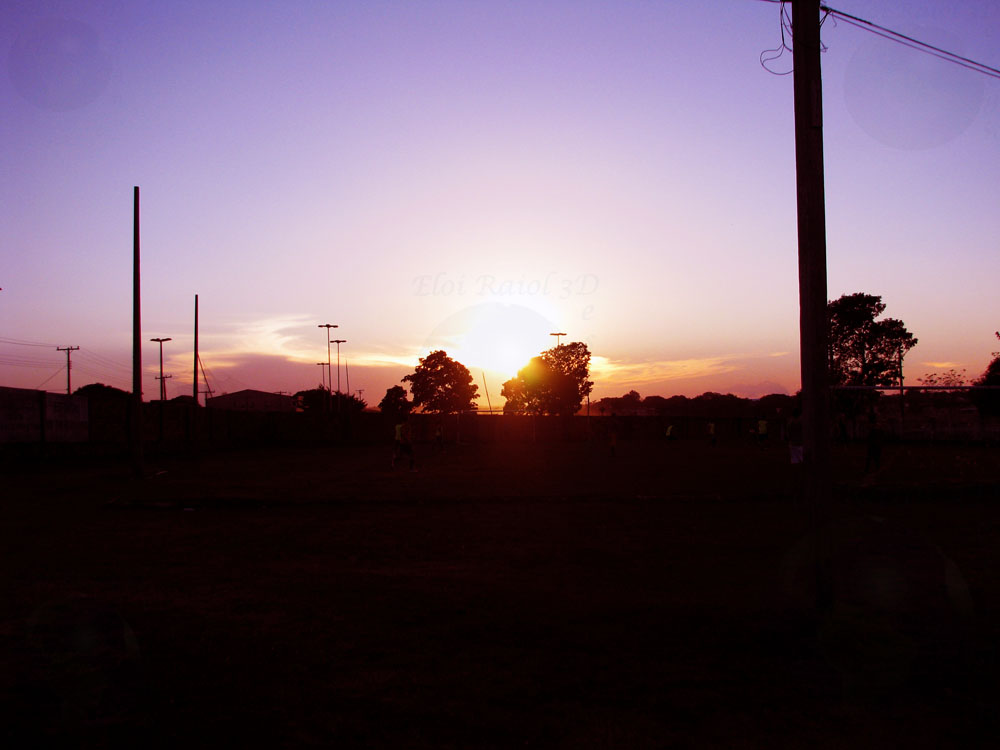 Por do Sol no oeste do Pará