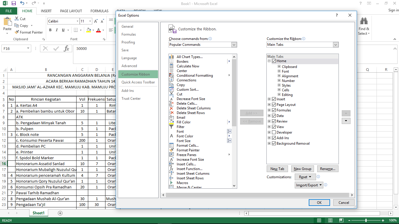 Tutorial Pengaplikasian Microsoft Excel