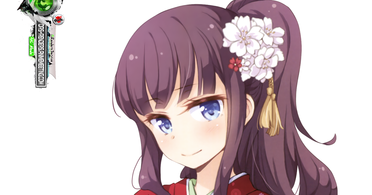 New Game:Takimoto Hifumi Mega Cute Red Kimono Render | ORS Anime Renders