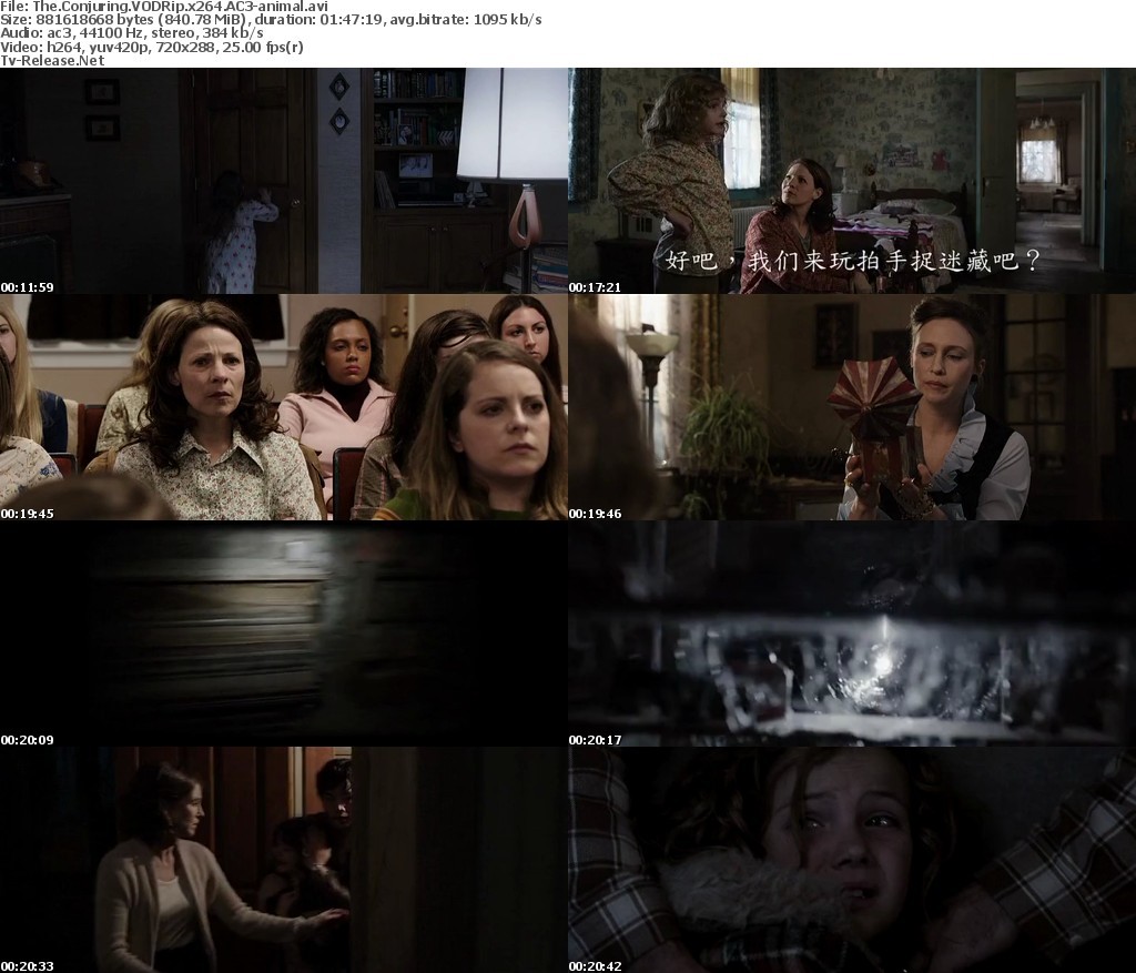 Download The Conjuring ( 2013 ) BluRay 720p + Subtitle Indonesia