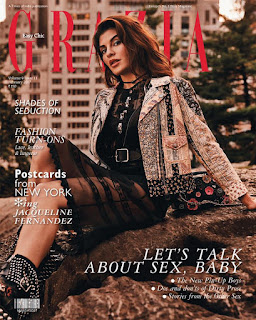 Jacqueline Fernandez on Cover Page of Grazia India magazine February 2017