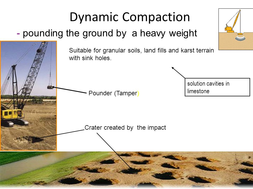 Ilmu teknik sipil implementasi pemadatan tanah dengan dynamic compaction
