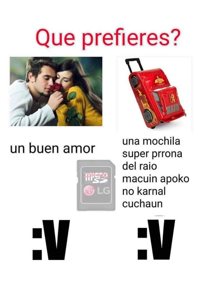 Chiste Gráfico que prefieres