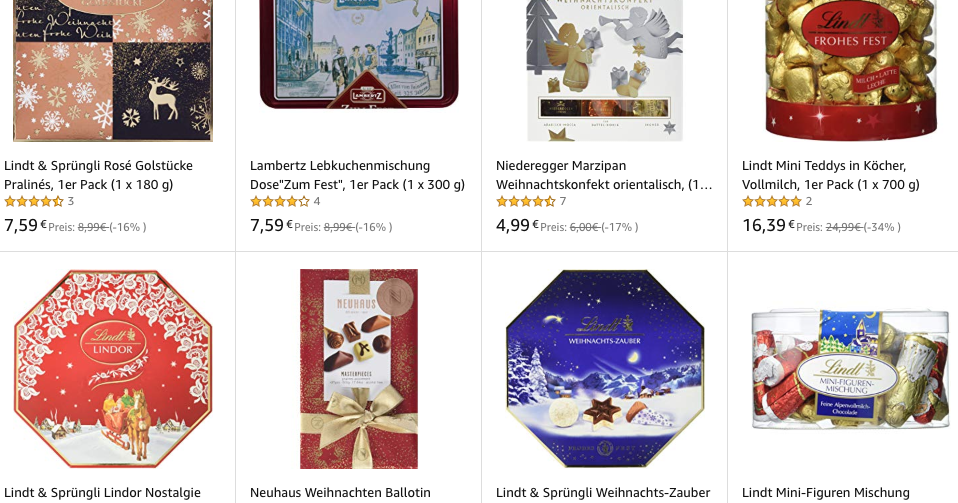 Weihnachtsgeschenke Ideen: Stark reduzierte Weihnachtsartikel
