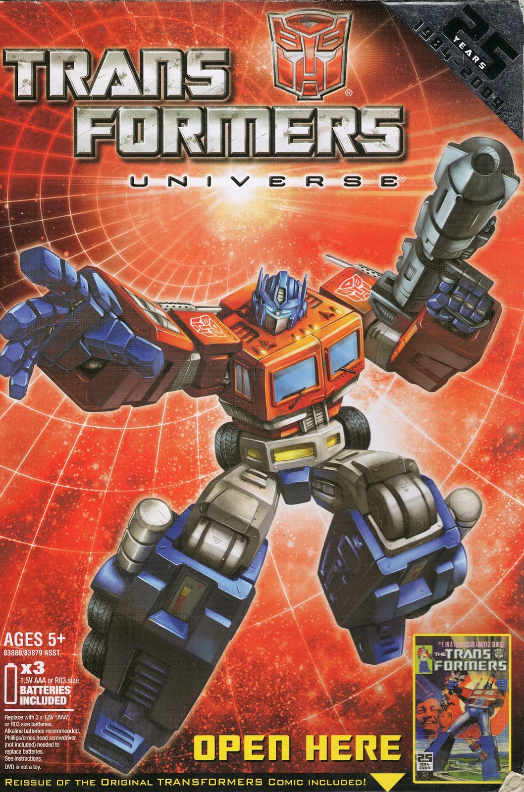 Celebrating the 35th Anniversary of the Transformers with 25th