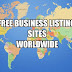 Top 60 high PR Do follow free business listing sites worldwide.