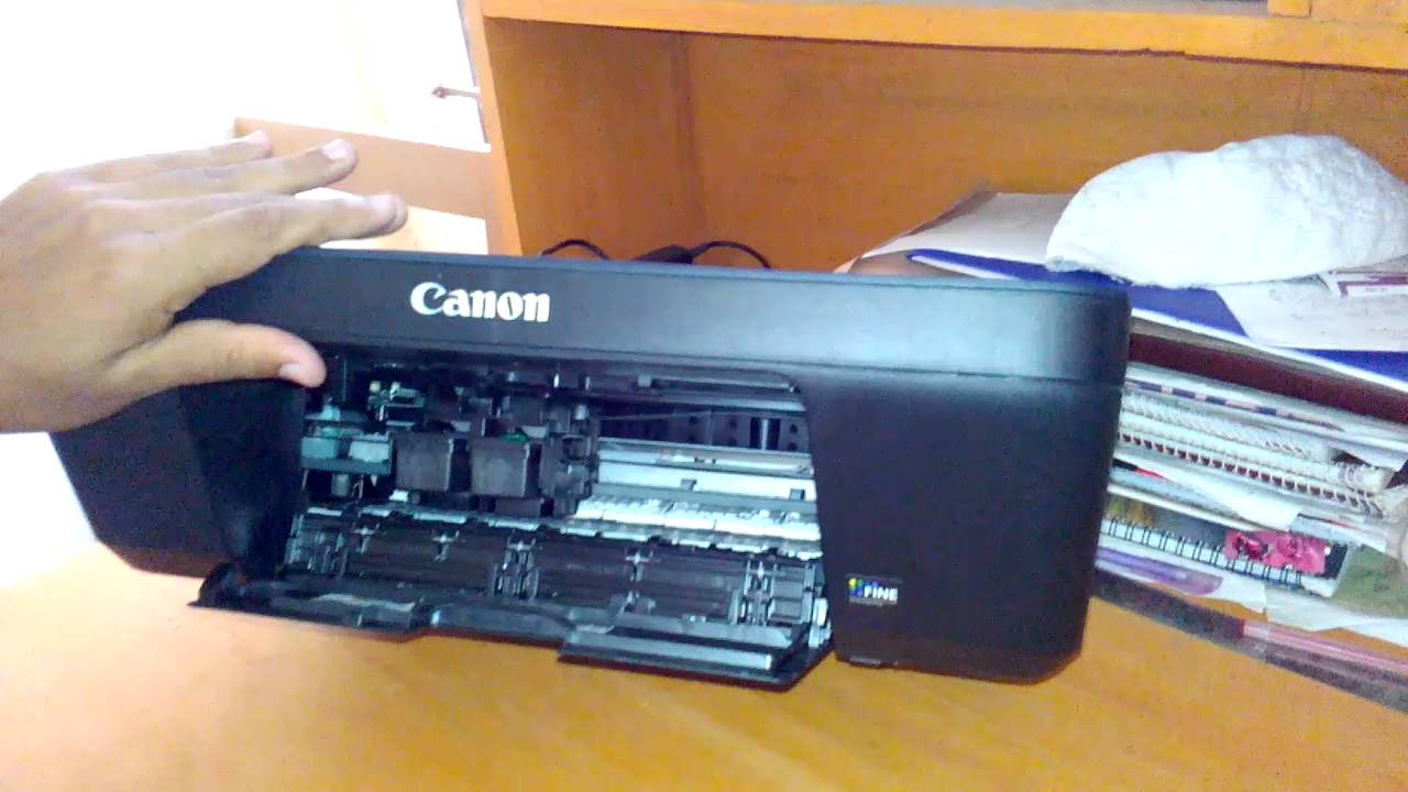 Canon pixma замена картриджей