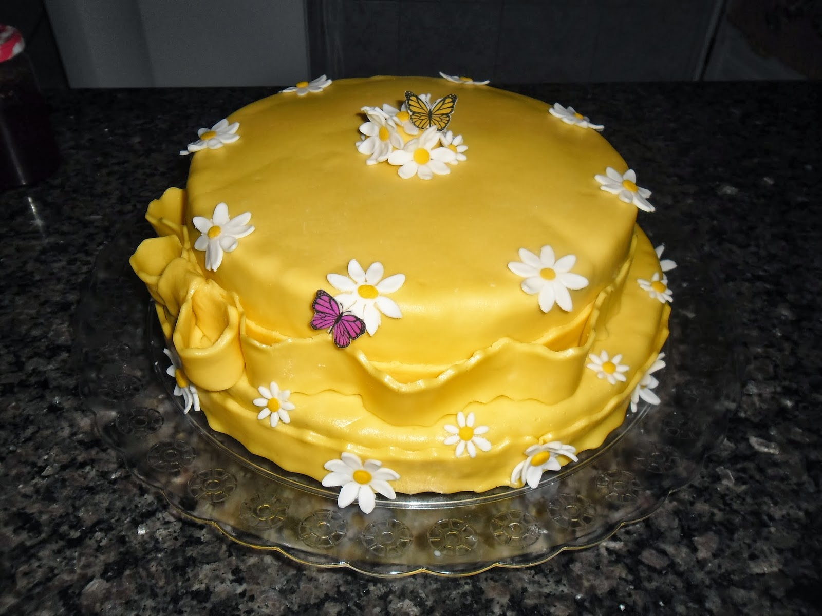Flor de Açúcar Bolo de pasta de leite em pó