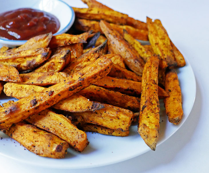 Cooking Weekends Spiced & Baked Sweet Potato Fries
