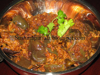 Gutti Vankaya/ stuffed brinjal curry