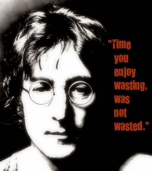 Joh Lennon quote on time - Celebrity Quotes
