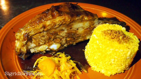 baby back ribs and Java rice by Lord Byron's Back Ribs- Bacolod restaurant