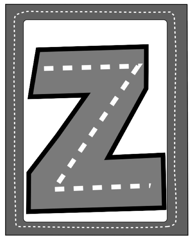 Highway Alphabet Cards ~ Preschool Printables Highway Alphabet Cards ~ Preschool Printables