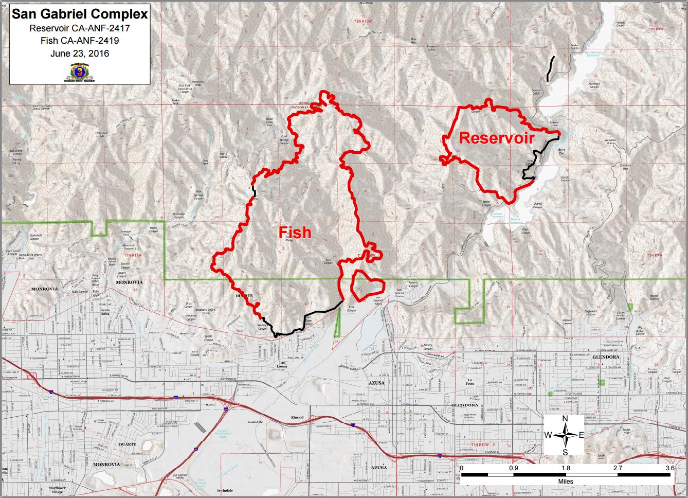 CFN CALIFORNIA FIRE NEWS CAL FIRE NEWS CAANF San Gabriel Complex Vegetation Fire, Los