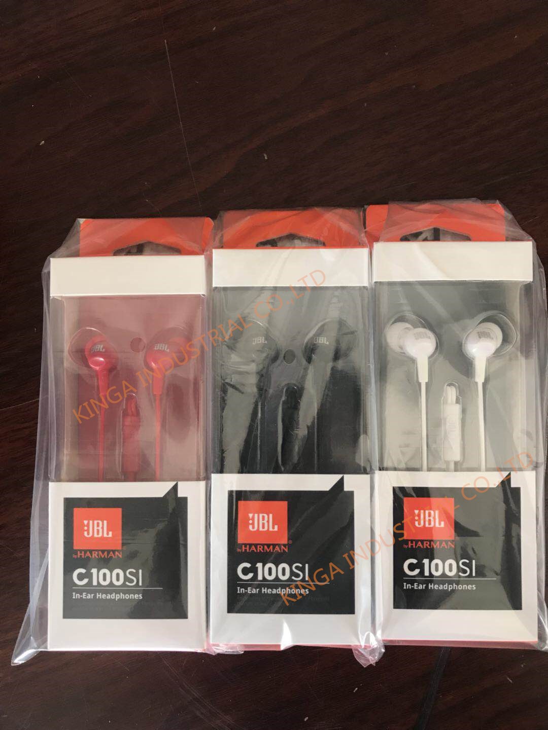 Wholesale Genuine original mobile phone accessories Hot Original JBL InEar Headphones C100