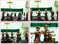 Magnificat Choir from Medan, Indonesia, performing some traditional dances