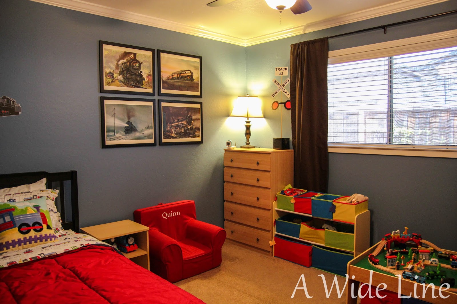 A Wide Line: From Nursery to Big Boy Bedroom: Trains, trains and more ...