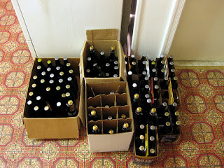 My share of the day's blending and bottling.
