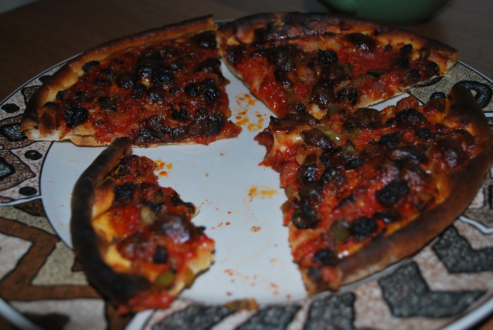 FoodieintheUK Burnt pizza