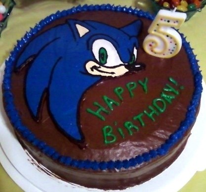 Sonic Birthday Cake on Fbct Resources   Geek   Things
