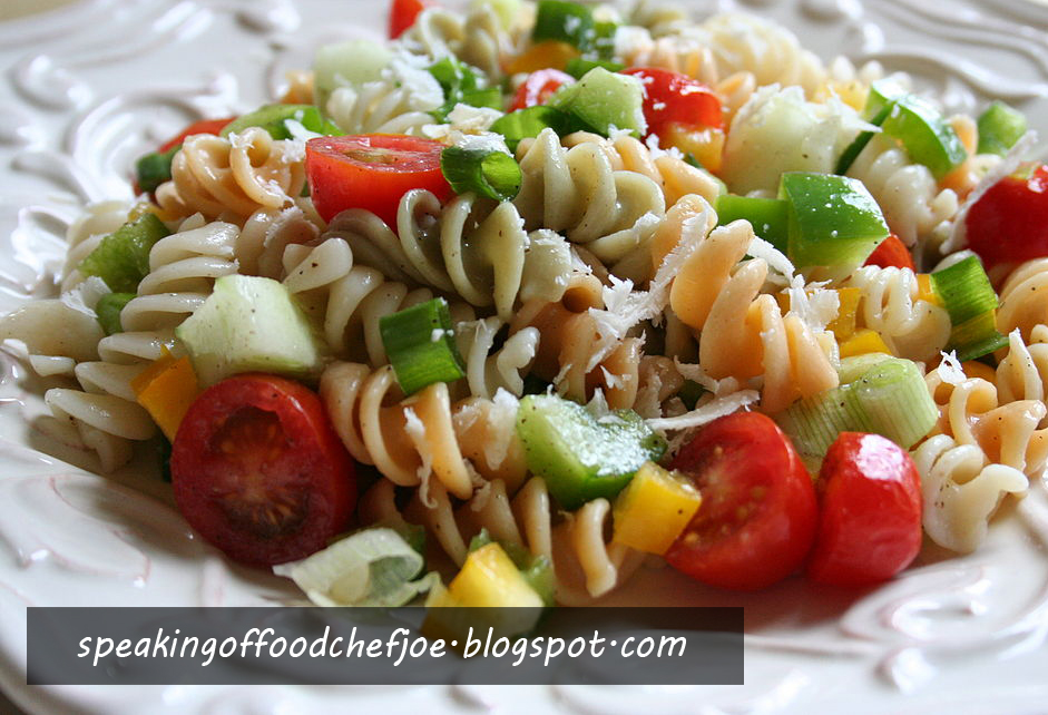 Pasta Salad Recipe Typical American Speaking of Food Chef Joe