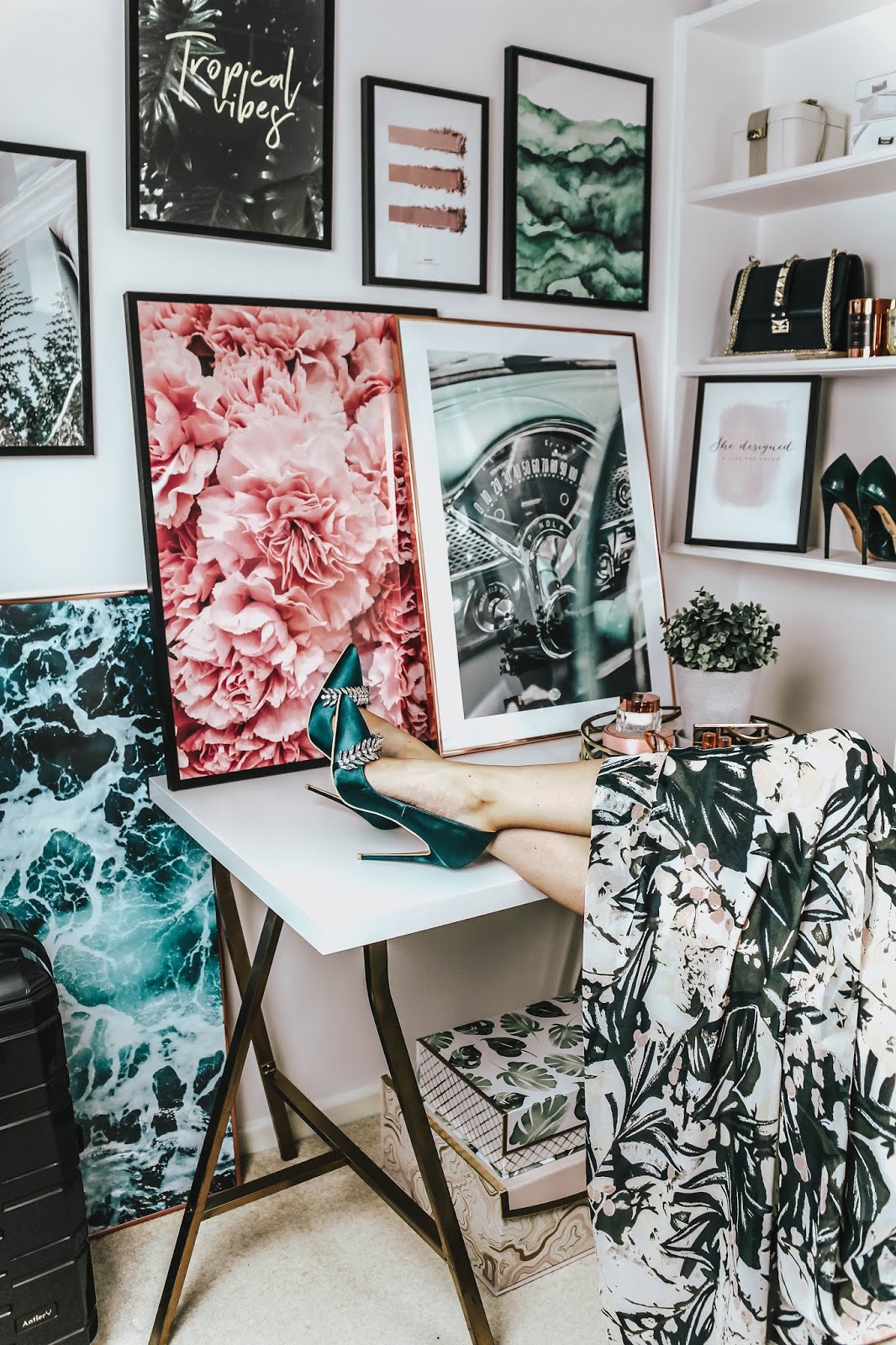 Desenio Art Prints 5 Ways To Revamp Your Work Space A Glass Of Ice