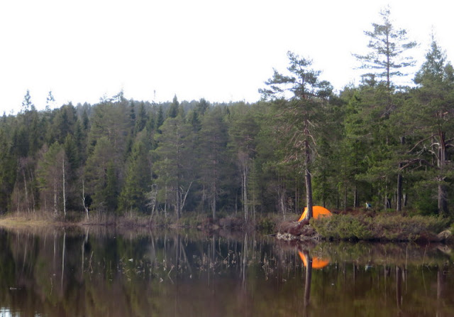 Rännarsjön, Vaude lättviktstält